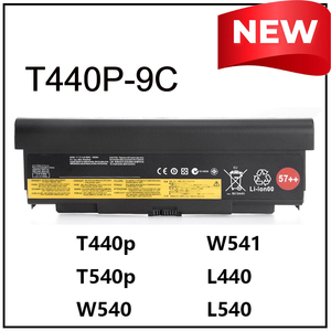 Batterie d'ordinateur portable 45N1152 pour Lenovo ThinkPad T440P T540P 8960mAh 9 cellules, batterie de remplacement CE RoHS, vente en gros - Product Image 2