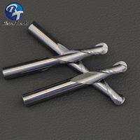 Mata Bor Spiral Dua Sisi 4mm 6mm 8mm CNC untuk Akrilik PVC Papan Kardus 3D Pengukir Tanpa Lapisan