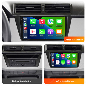 MEKEDE-Unidad central de DVD para coche, radio de navegación multimedia con pantalla QLED Android, 9 pulgadas, 2K, para <span class=keywords><strong>Skoda</strong></span> <span class=keywords><strong>Fabia</strong></span> 2015 - Product Image 3