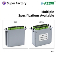 Module Répartiteur PLC 1x8 1x16 Prix Usine, Type Cassette LGX à Brancher, Connecteur SC/APC, Solution FTTH de Qualité Opérateur