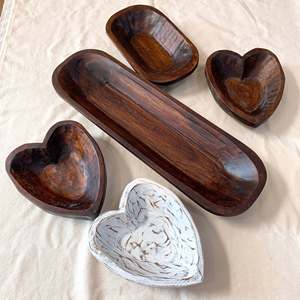 Cadeaux décoratifs de Noël personnalisables bol à <span class=keywords><strong>bougie</strong></span> en <span class=keywords><strong>bois</strong></span> sculpté à la main récipients en <span class=keywords><strong>bois</strong></span> plateaux pour la fabrication de bougies à la cire de soja - Product Image 3
