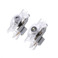 Lampe de bienvenue LED Plug and Play pour portière de voiture, éclairage de courtoisie avec logo fantôme pour Toyota Camry Crown Prado Alphard Lexus ES