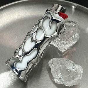 Collana con Ciondolo a Forma di Accendino VAF, Acciaio Inossidabile Lucidato, Catena da 60cm, Adatta per Accendini BIC <span class=keywords><strong>J3</strong></span> - Product Image 5