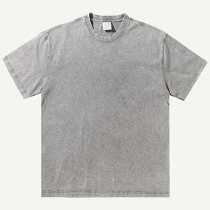 <span class=keywords><strong>T</strong></span>-Shirt Oversize in cotone pesante da 300 Gsm <span class=keywords><strong>T</strong></span>-Shirt Vintage con lavaggio acido Unisex <span class=keywords><strong>T</strong></span>-Shirt con stampa personalizzata <span class=keywords><strong>T</strong></span>-Shirt Poleras Oversize - Product Image 3