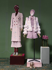 Maniquí de terciopelo ajustable con brazos de madera para mujer, de medio <span class=keywords><strong>cuerpo</strong></span> soporte bonito, exhibición de ropa, fabricante - Product Image 4