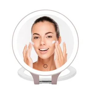 Hot Selling 1X 10X Vergrößerung klappbarer Kosmetik spiegel mit LED-Licht