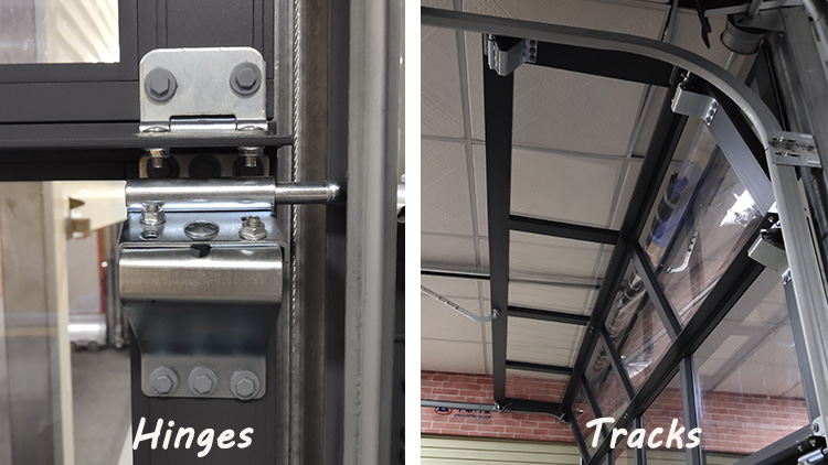 Vertical Bi-Folding Garage Door Hardware and Accessories