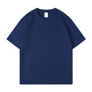 Logotipo personalizado 180 GSM 100% algodón 30 colores Unisex camiseta lisa ropa de calle Vintage en blanco de lujo de alta calidad camisetas de gran tamaño - Product Image 5