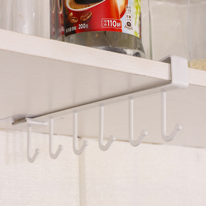 Tasse chaude crochets cuisine étagère <span class=keywords><strong>de</strong></span> rangement placard suspendu crochet <span class=keywords><strong>cintre</strong></span> étagère organisateur <span class=keywords><strong>support</strong></span> tasses verres à vin <span class=keywords><strong>support</strong></span> - Product Image 4