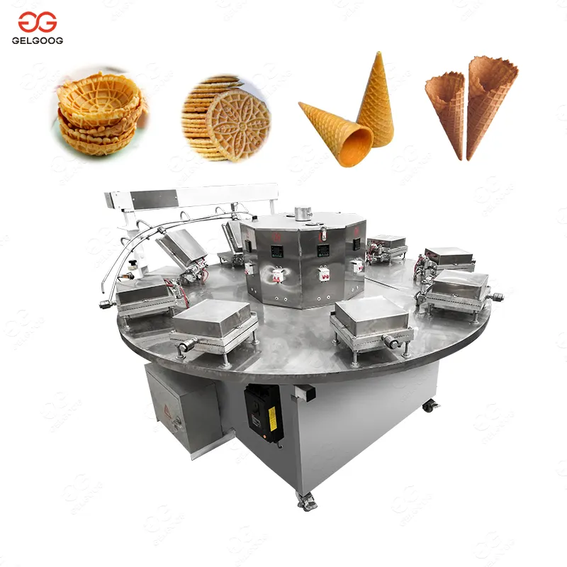 Fabricante profissional Waffle Cookie Making Cone Maker Ice Cream Cone Machine Preços