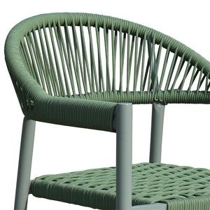 YOHO Moderne KD Table Chaise Ensemble Tous Temps Étanche En Aluminium Osier Mobilier De Salle À Manger En Plein Air Offre Spéciale Jardin Canapé Corde - Product Image 3