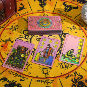 رقائق ذهبية مقاومة للماء طباعة مخصصة بطاقات التاروت البلاستيكية الخاصة بك مع صندوق - Product Image 6