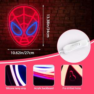 Letrero de Neón del Equipo de Fútbol Lions, con Alimentación USB, Luz Regulable, Logotipo del Equipo de Fútbol para Decoración de Pared, Cueva del Hombre - Product Image 2