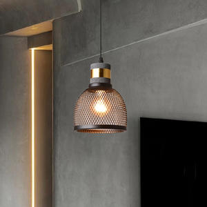 Lampe suspendue en ciment de style industriel rétro nordique à tête simple/multiples, lampe créative pour comptoir de bar, lampe de chevet pour restaurants - Product Image 3