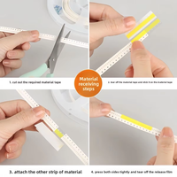 Ruban de jonction SMT double face à haute adhérence à base de caoutchouc, matériau polyester antistatique ESD pour l'épissage de rubans porteurs SMD