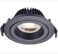Installation facile, downlight LED encastré anti-éblouissement pour projets commerciaux, éclairage de bureaux et de magasins de détail