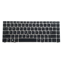 697685-001 Clavier d'ordinateur portable pour HP Clavier de remplacement d'ordinateur portable pour HP EliteBook Folio 9470M Claviers d'ordinateur portable intégrés
