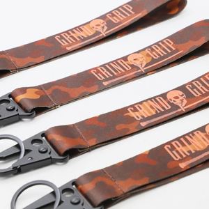 Wholesale Eco-friendly Custom Tool Brands Souvenir Gift Sublimation Printed <b>Polyester</b> Short <b>Lanyard</b> Keychain with Carabiner Hook - Product Image 4