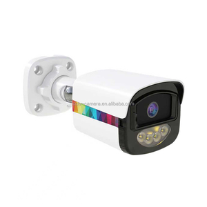 Caméra de surveillance IP bullet extérieure IP67 résistante aux intempéries P2P <span class=keywords><strong>Colorvu</strong></span> 4MP PoE avec capteur CMOS, vision nocturne et détection de mouvement - Product Image 2