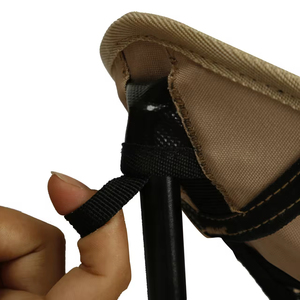 كرسي شاطئ/تخييم خفيف الوزن من الألومنيوم قابل للتعديل محمول قابل للطي بلون واحد تصميم عصري للبيع بالجملة للاستخدام الخارجي - Product Image 6