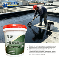 Membrane d'étanchéité V822 en émulsion acrylique + carbonate de calcium, excellente résistance à l'eau pour les murs extérieurs