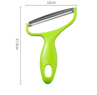 Multifunctionele Grote Roestvrijstalen Handmatige Dunschiller Nieuwe Staat Paarse Kool Fruitaardappelen Snijder Mini Plastic Shredder