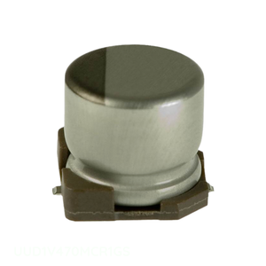 Distributeur agréé UUD1V470MCR1GS Condensateur SMD à montage en surface en aluminium 47uF 20% 35V - Product Image 1