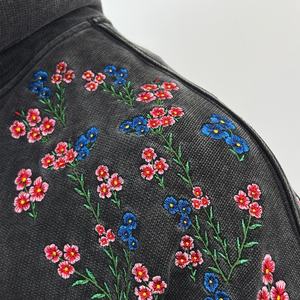 TOPSHOW Sweat à capuche surdimensionné en coton délavé à l'acide, lourd, noir, personnalisé, brodé, pour homme, de haute qualité - Product Image 2