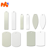 Cadeaux Grands Magasins Promouvoir le Traitement LOGO Imprimable Photo Patterns Sublimer Blank Handicraft Accessories DIY Jewelry