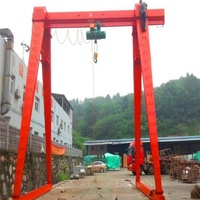Grue à portique à poutre simple à forte capacité de charge avec télécommande sans fil