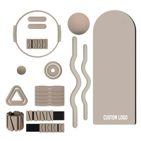 Ensemble d'équipements de studio de Pilates avec logo personnalisé, ballon de yoga, anneaux de musculation, tapis de yoga en caoutchouc, kit d'accessoires de Pilates