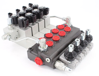 Nouvelle vanne à commande à distance - Vanne à 2 voies 80 lpm (21 gpm) - Vanne hydraulique à commande par joystick pour machines de construction