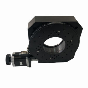 Plataforma Giratoria Motorizada LDTDH-200WS de 200 mm, Carga de 80 kg, Apertura <span class=keywords><strong>Central</strong></span> de 60 mm, Metal, Relación de Transmisión 180:1, 220 V para Óptica - Product Image 5