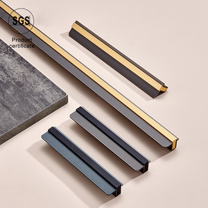 Luxury <strong>Modern</strong> European Manufacturers Pull Handles Aluminium Kitchen Hardware Cabinet Furniture Handles <strong>Knobs</strong> - Product Image 5