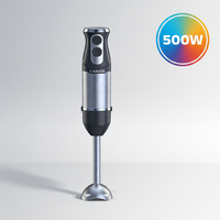 Mixeur Plongeant Électrique OEM avec Fouet Pétrisseur, Boîtier en Plastique, Contrôle à 2 Vitesses pour Soupes et Aliments pour Bébés