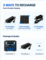 Centrale Électrique Portable OEM 3500W 8800Wh au Lithium Fer Phosphate, Générateur Solaire à Onde Sinusoïdale Pure pour Camping, VR, Maison et Urgences