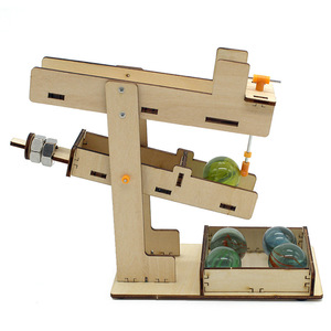 Juego de Ciencia DIY de Madera con Pista de Canicas para Niños de 8 a 13 Años, Juguete Educativo, Modelo de Ensamblaje, Herramienta de Aprendizaje STEM - Product Image 1
