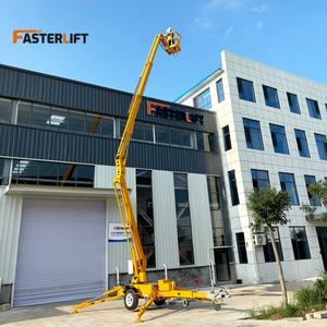 12M 14m 16m 18M 20m Construction Man Electric Dual Power Towable Boom Lift para la venta - Product Image 4