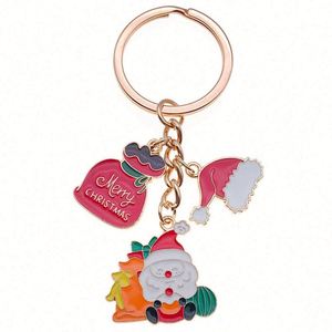 Porte-clés personnalisé de Noël, nouveau, mignon, cadeau Père Noël, accessoire pendentif - Product Image 1