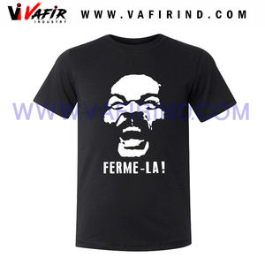 Muestra Gratuita de Camiseta Unisex de Algodón de Corte Regular, Talla Grande para Mujer, 200 Gramos, Gruesa, Ecológica, con Estampado Puff - Product Image 4