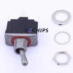 PT101SZQ Toggle Switch Switch Single Pole Double Throw 277V 28V Cylindrical Knob - Product Image 2