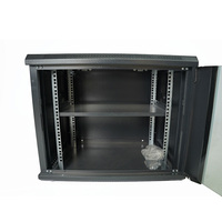 Baie de serveur réseau murale 9U, armoire d'équipement standard en acier de 19 pouces, personnalisable et en stock