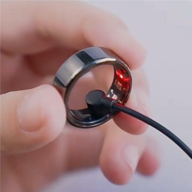 Smart Wearable Sleep Ring Fitness Monitor Finger Digital Ring Heart Rate Health Monitoring Sleep Tracker Smart Ring R02