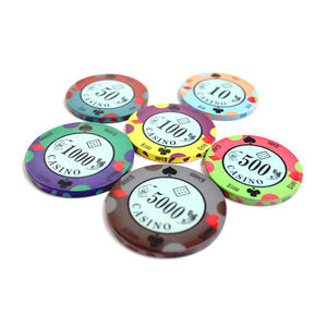 Fichas de Póker de Cerámica para Casino, Texas Hold'em, 55 mm, 22 Gramos, 3.3 mm de Grosor, Fabricante Mayorista Personalizado, Nuevo WPT - Product Image 2