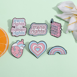 Les droits des trans sont des droits de l'homme broche vêtements insigne de revers transgenre LGBT émail broches <span class=keywords><strong>Gay</strong></span> bisexuel bijoux cadeau pour aime les amis - Product Image 2