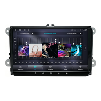 Autoradio Android 15 de 9 pouces pour tableau de bord VW universel avec Android Auto & CarPlay intégrés, WiFi, GPS, MP3, USB et écran tactile