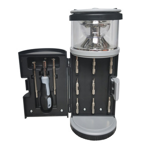 Lampe de camping LED portable personnalisée OEM promotionnelle avec porte-embouts de précision et étui rigide - Product Image 3