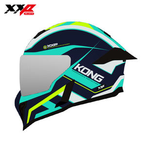 Casques de moto intégraux NEUFS avec grand spoiler, double visière, boucle à dégagement rapide, tailles S-XXL, XXP KONG HORIZON DOT ABS - Product Image 1