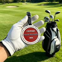 Tag Tas Golf Pria dengan Logo Kustom, Teks Mudah Dibaca, Harga Grosir, Tag Tas Golf Embos