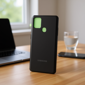 <span class=keywords><strong>Cover</strong></span> Posteriore Nera per Samsung Galaxy <span class=keywords><strong>A21s</strong></span> 2020 A217F, Parte di Ricambio - Product Image 2